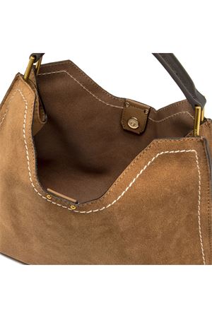 Aurora Bag in caramel-coloured suede GIANNI CHIARINI | BS12286CMPLMCP1478